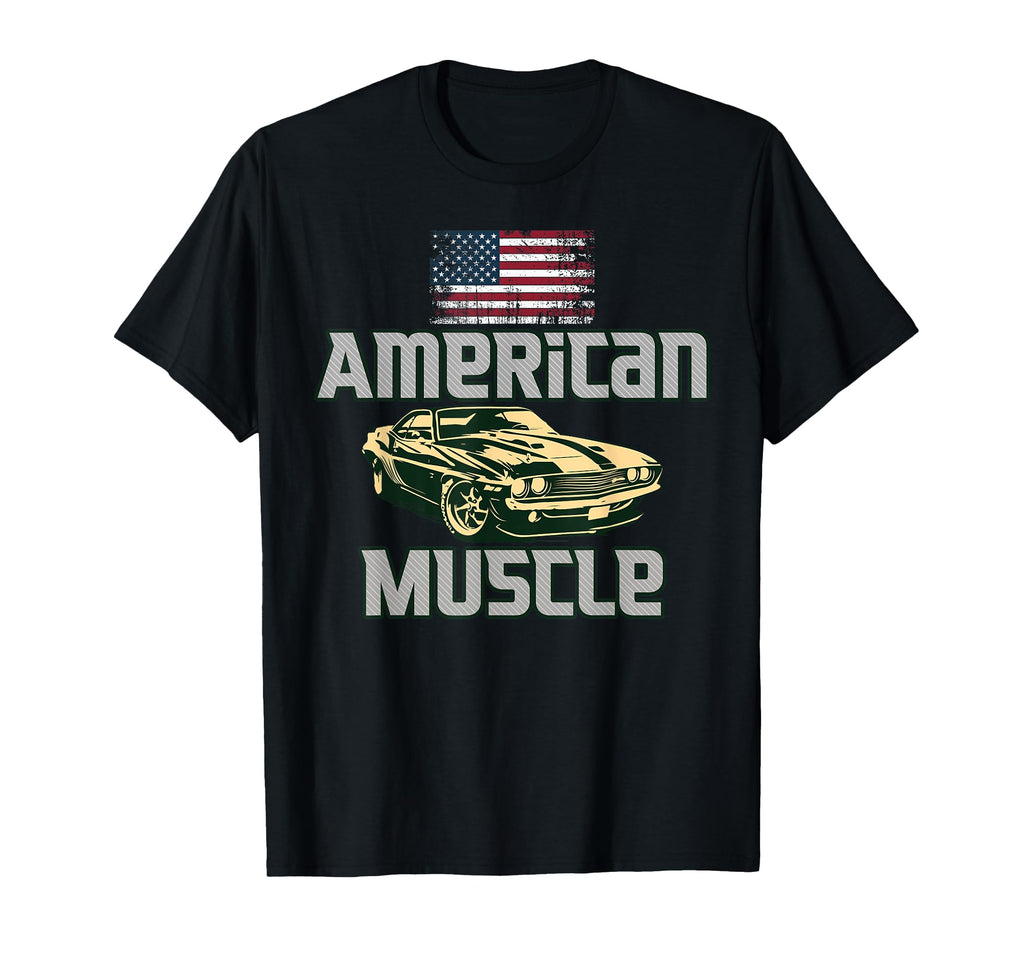 American Muscle Car Car T-Shirt - Fun Novelty Design for Adults - T-Shirt, Sweatshirt, Hoodie