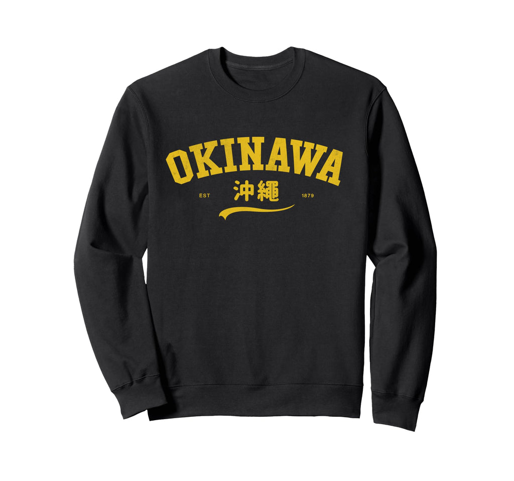 Okinawa Japan 70S 80S Kanji City Sweatshirt - Aesthetic Graphic for Adults - T-Shirt, Sweatshirt, Hoodie