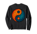 Chinese Yinyang Yoga Meditation Symbol Sweatshirt - Trendy Graphic Unisex - T-Shirt, Sweatshirt, Hoodie