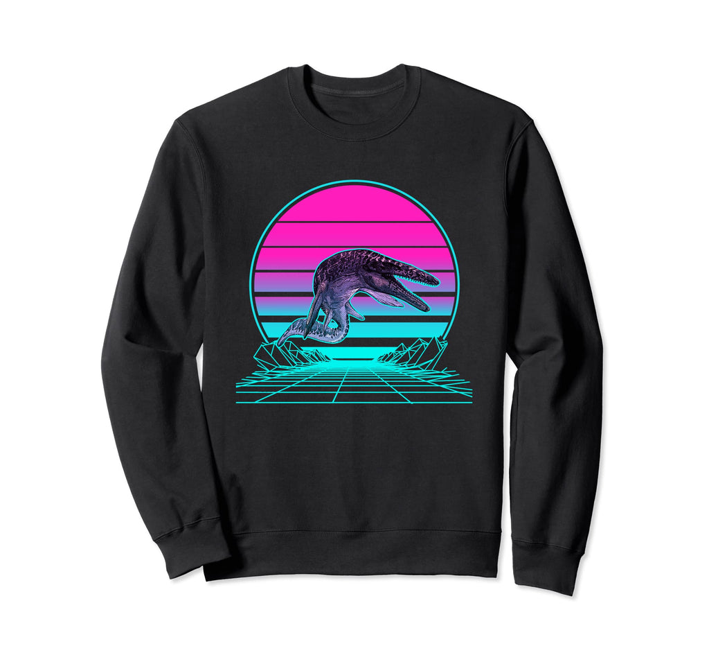 Sunset Mosasaurus Sweatshirt - Fun Novelty Design Unisex - T-Shirt, Sweatshirt, Hoodie