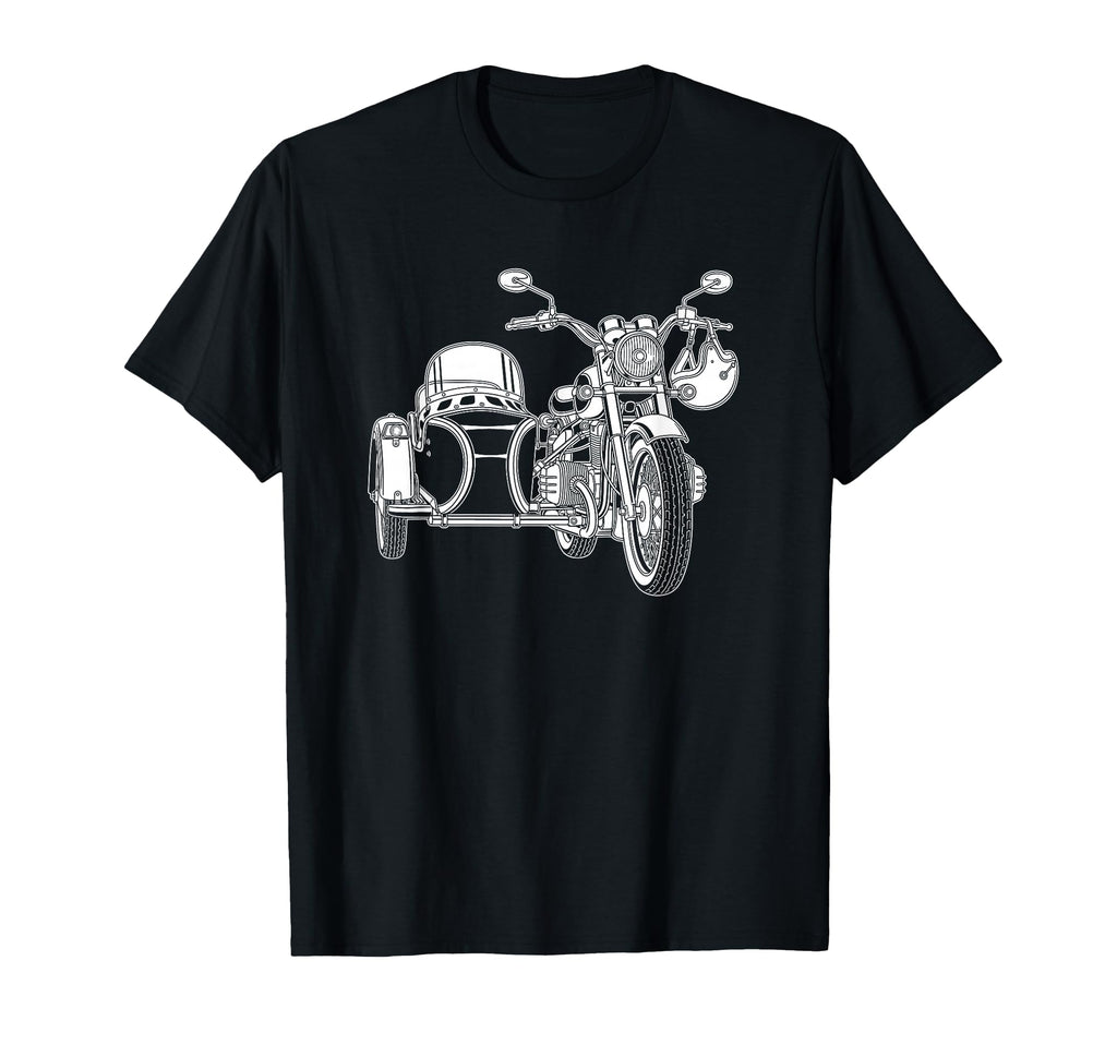 Motorcycle Sidecar Graphics Team Biker T-Shirt - Graphic Print Unisex - T-Shirt, Sweatshirt, Hoodie