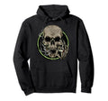Smoking Skull Musician Skeleton Party Hoodie - Graphic Print for Adults - T-Shirt, Sweatshirt, Hoodie