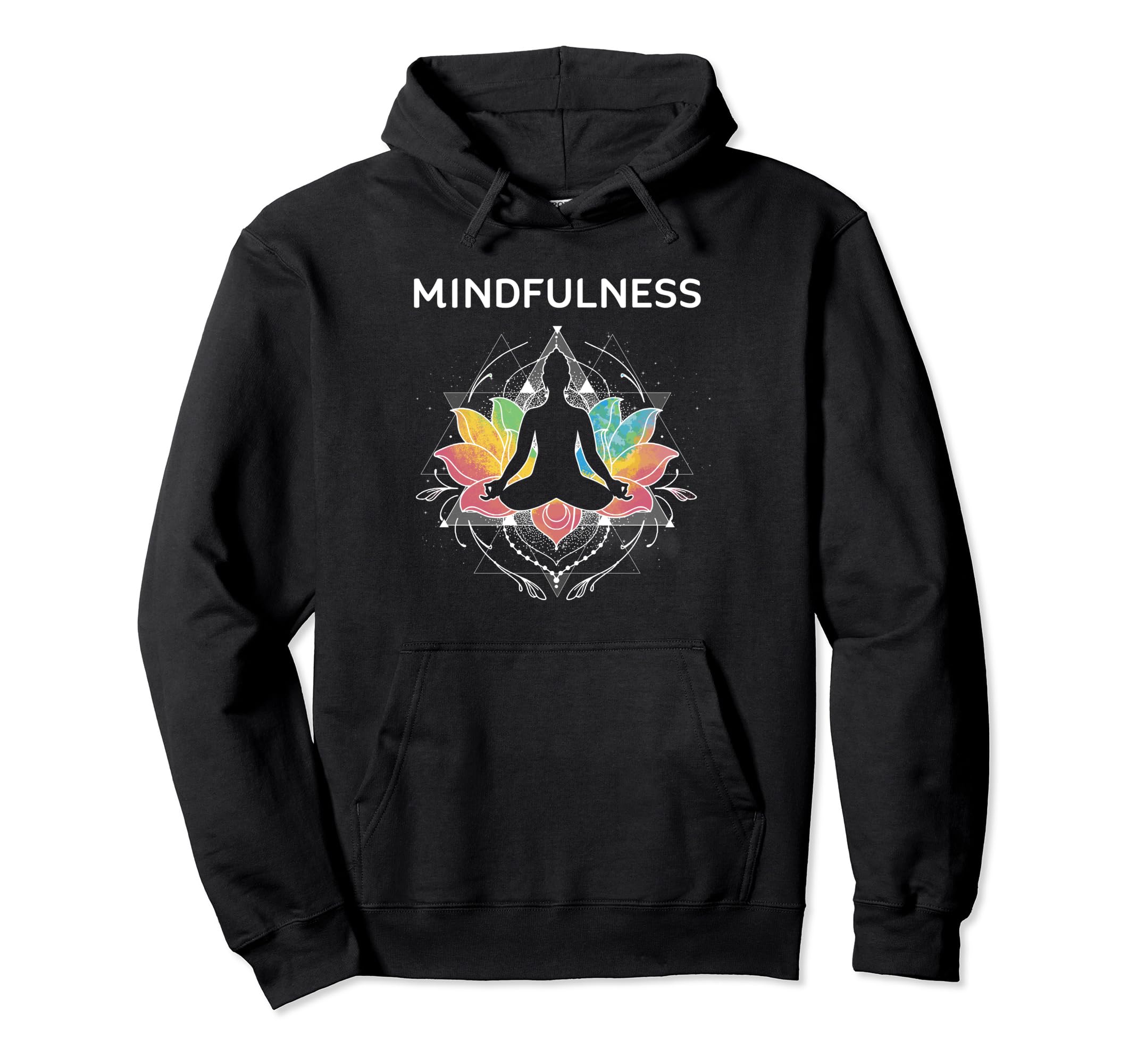 Mindfulness Namaste Spiritual Balance Hoodie - Custom Art Print for Adults - T-Shirt, Sweatshirt, Hoodie