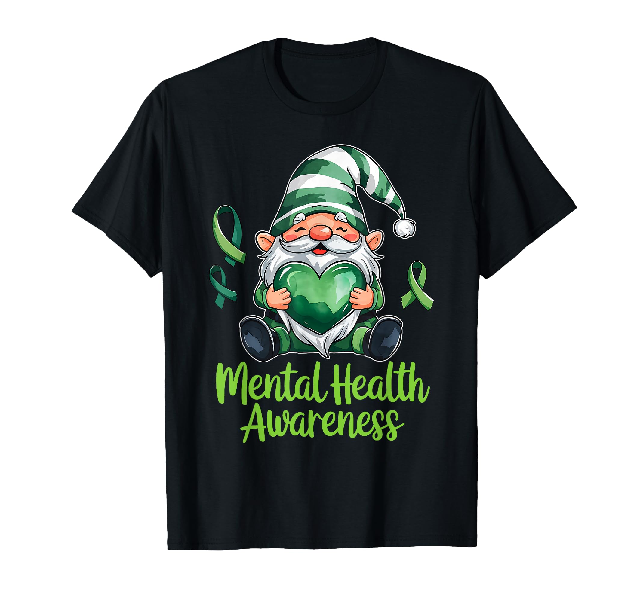 Mental Health Awareness Gnome T-Shirt - Casual Everyday Wear for Adults - T-Shirt, Sweatshirt, Hoodie