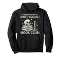 Unapologetically Anti Social Book Hoodie - Custom Art Print for Adults - T-Shirt, Sweatshirt, Hoodie