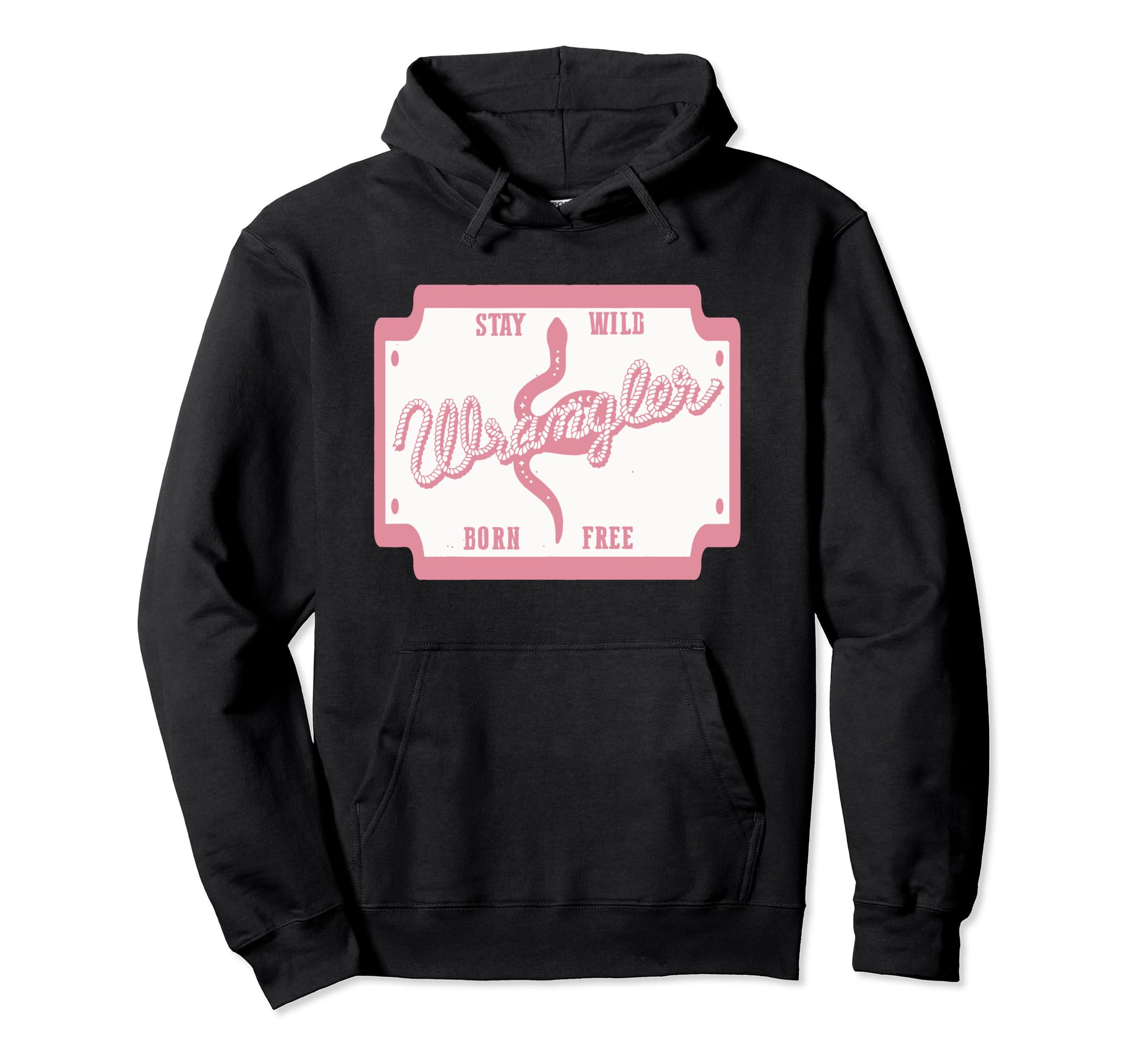 Wrangler Western Country Cowboy Snake Hoodie - Streetwear Style for Adults - T-Shirt, Sweatshirt, Hoodie