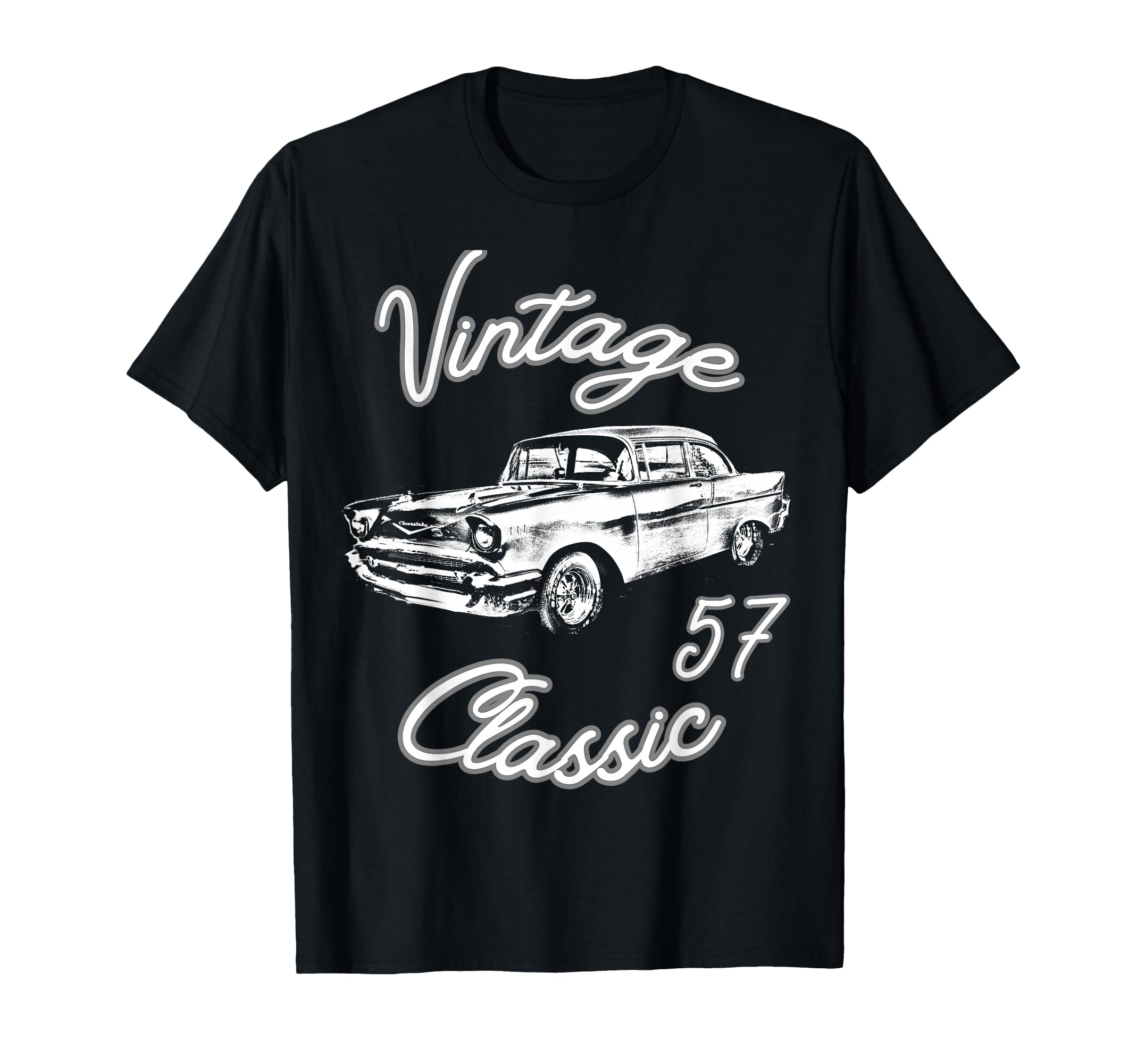57 Collector Car Car Guy T-Shirt - Aesthetic Graphic Unisex - T-Shirt, Sweatshirt, Hoodie