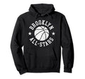 Brooklyn All Stars Distressed 80S Hoodie - Casual Everyday Wear Unisex - T-Shirt, Sweatshirt, Hoodie
