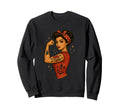 Mom Power Pin Up Rosietheriveter Sweatshirt - Novelty Apparel Unisex - T-Shirt, Sweatshirt, Hoodie