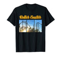 Picture Roller Coaster Sunset T-Shirt - Custom Art Print for Adults - T-Shirt, Sweatshirt, Hoodie
