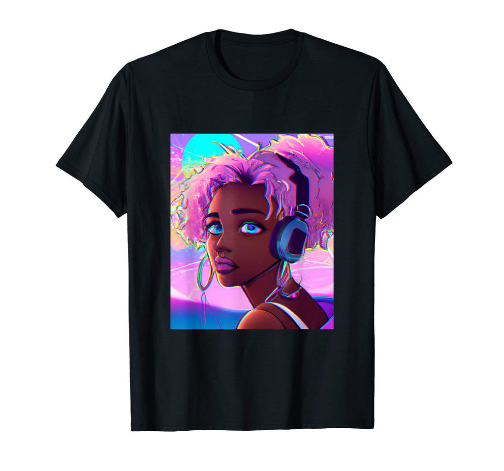 Pastel Aesthetic Anime Synthwave Sad T-Shirt - Streetwear Style for Adults - T-Shirt, Sweatshirt, Hoodie