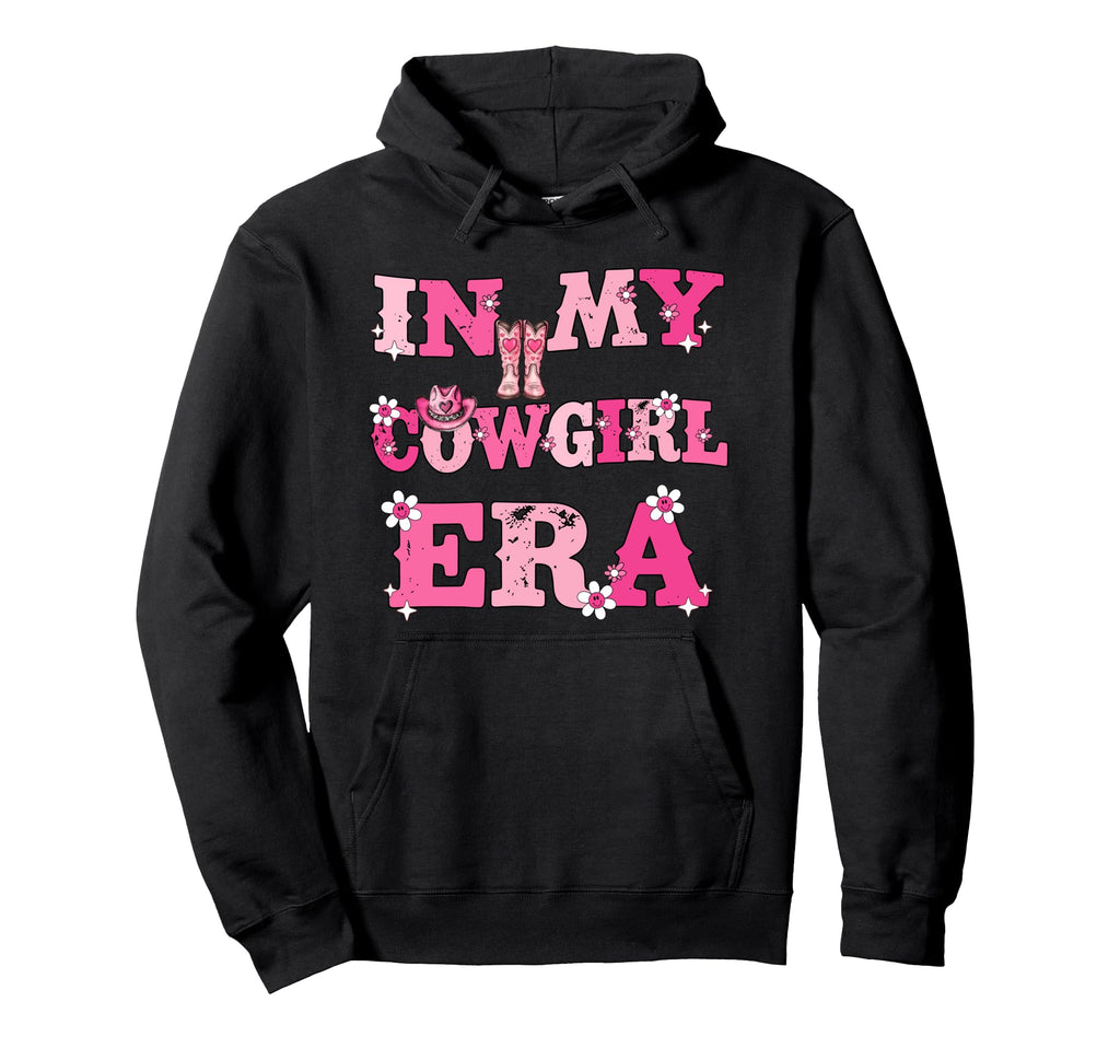 My Cowgirl Era Groovy Western Rodeo Hoodie - Minimalist Print Unisex - T-Shirt, Sweatshirt, Hoodie