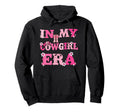 My Cowgirl Era Groovy Western Rodeo Hoodie - Minimalist Print Unisex - T-Shirt, Sweatshirt, Hoodie