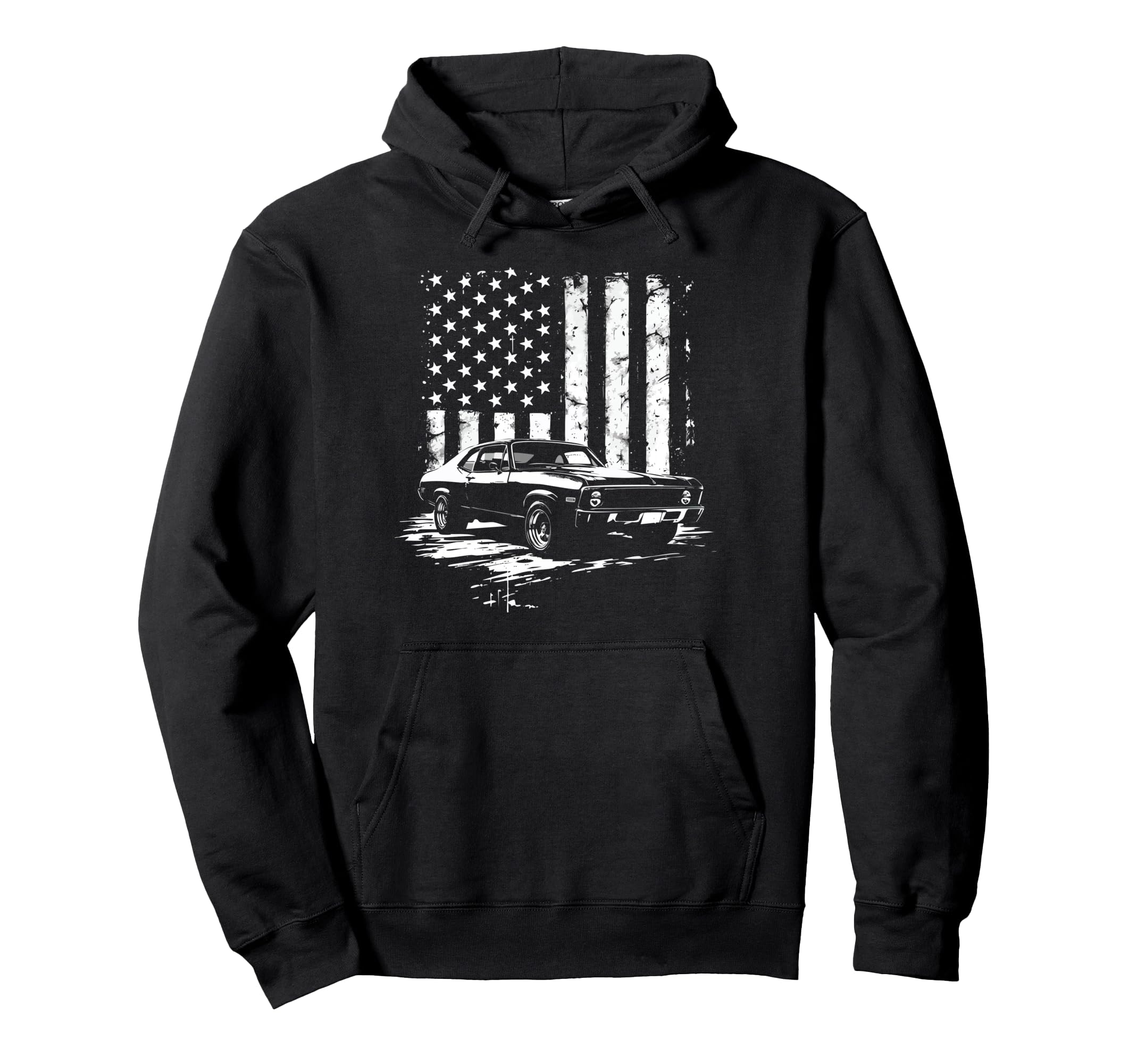 Old School 1972 72 Nova Ss Hoodie - Casual Everyday Wear for Adults - T-Shirt, Sweatshirt, Hoodie