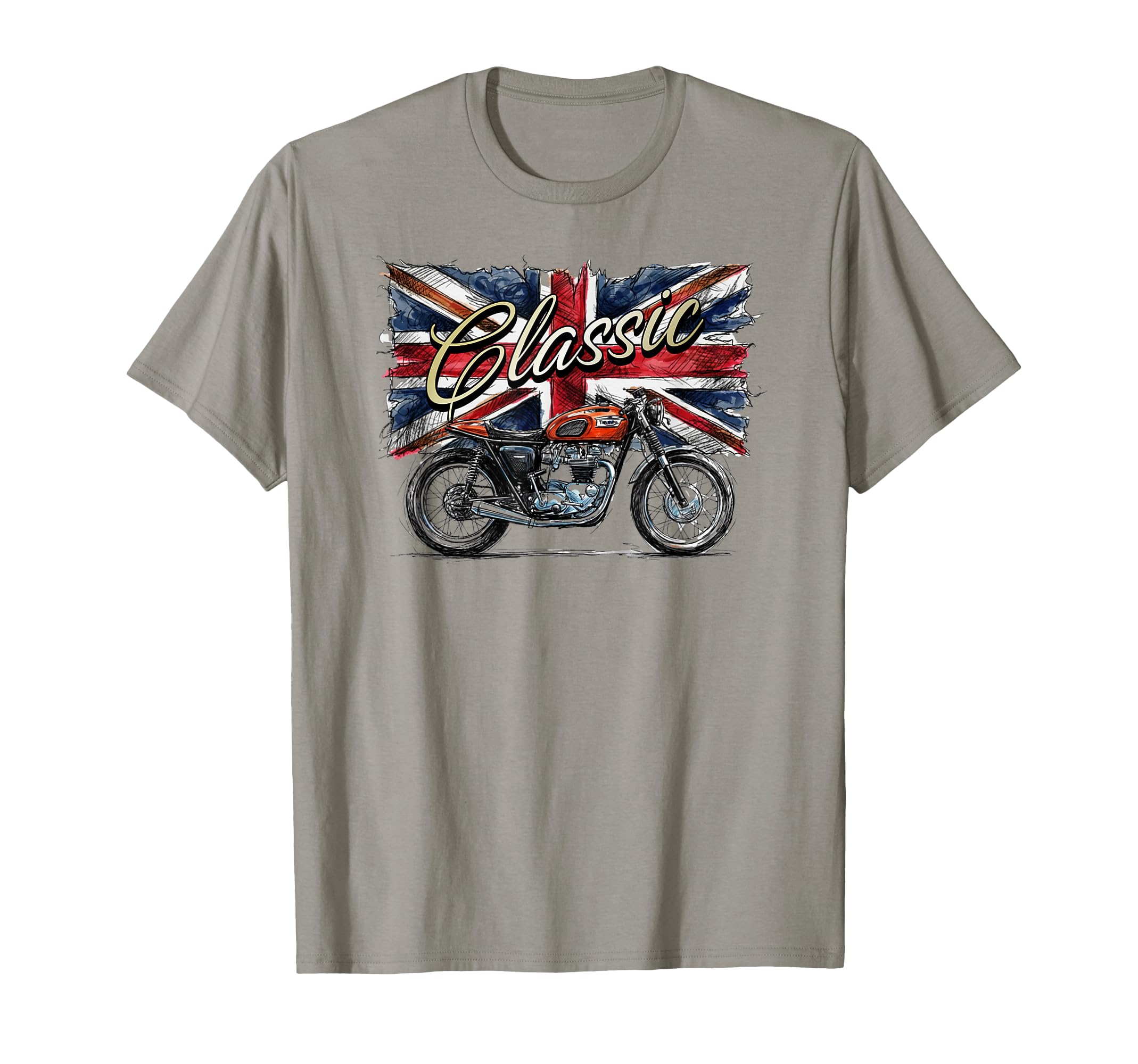 British Motorcycle T-Shirt - Graphic Print for Adults - T-Shirt, Sweatshirt, Hoodie