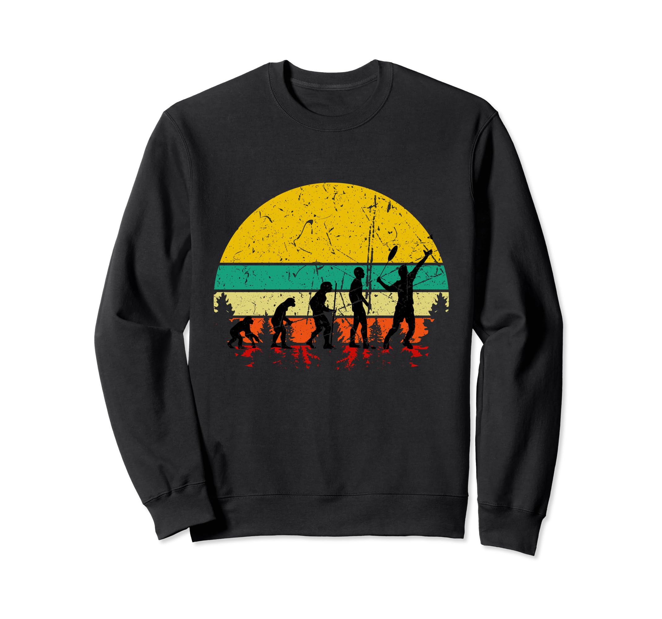 Badminton Evolution 60S 70S Sweatshirt - Streetwear Style Men Women - T-Shirt, Sweatshirt, Hoodie