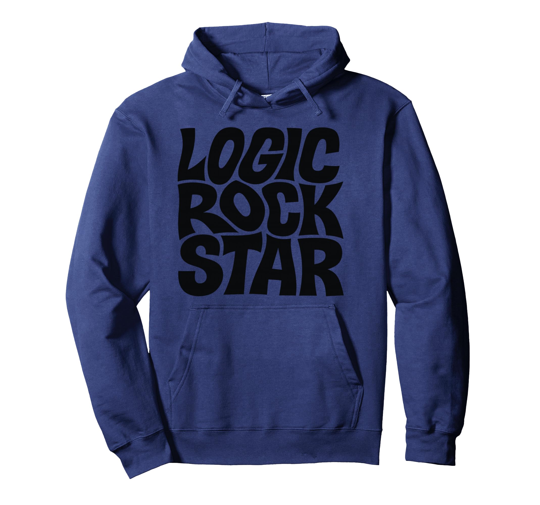 Bold Monochrome Typography Hoodie - Graphic Print Men Women - T-Shirt, Sweatshirt, Hoodie