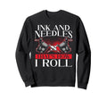 Tattoo Art Ink Body Art Inked Sweatshirt - Minimalist Print Men Women - T-Shirt, Sweatshirt, Hoodie