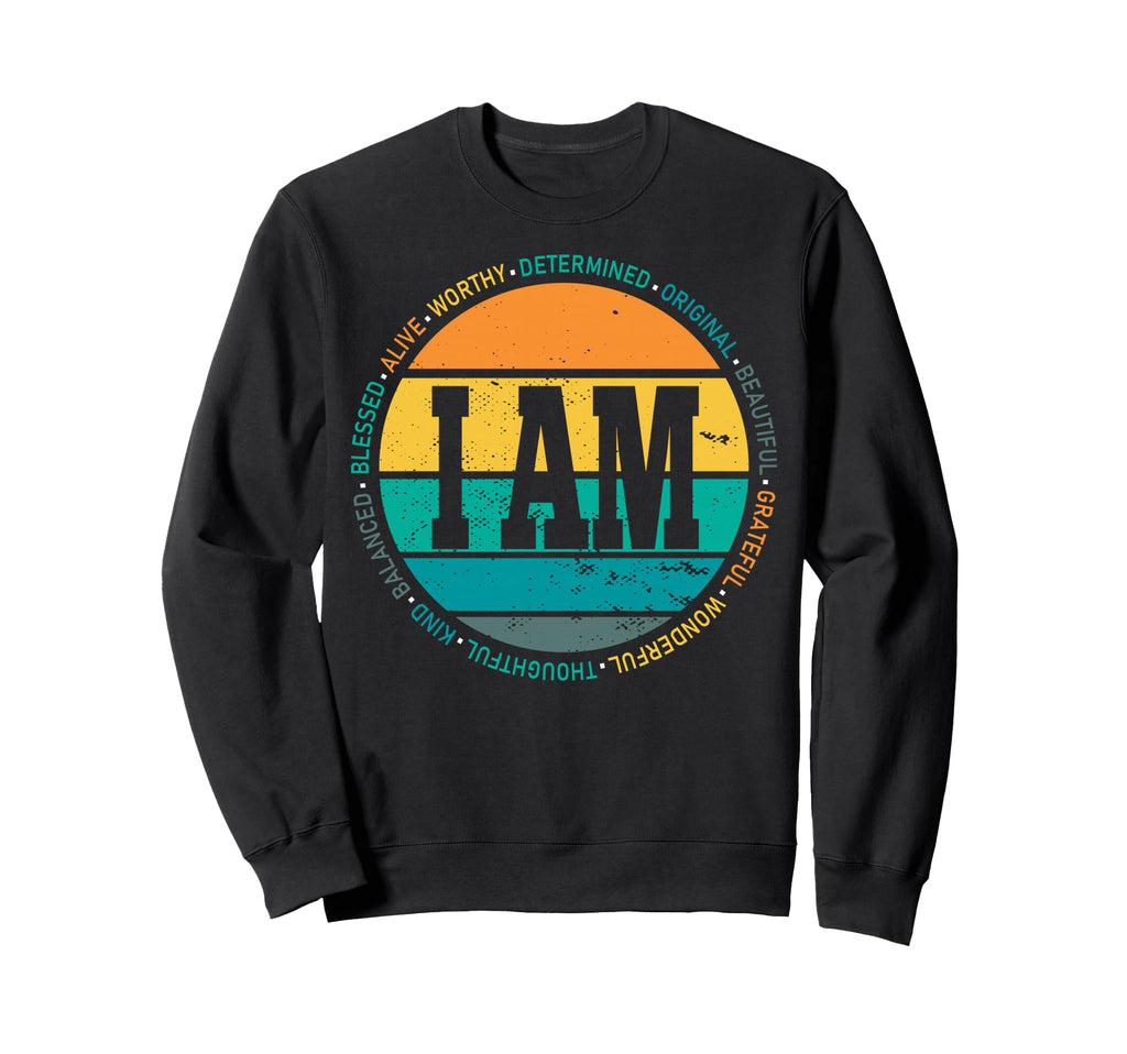 Positive Affirmations Mental Sweatshirt - Aesthetic Graphic Men Women - T-Shirt, Sweatshirt, Hoodie