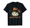 Meowdy Funny Country Music Cat Cowboy T-Shirt - Custom Art Print Men Women - T-Shirt, Sweatshirt, Hoodie