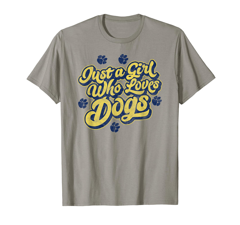 Just Who Loves Dogs Typography Pet T-Shirt - Streetwear Style Unisex - T-Shirt, Sweatshirt, Hoodie