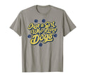 Just Who Loves Dogs Typography Pet T-Shirt - Streetwear Style Unisex - T-Shirt, Sweatshirt, Hoodie