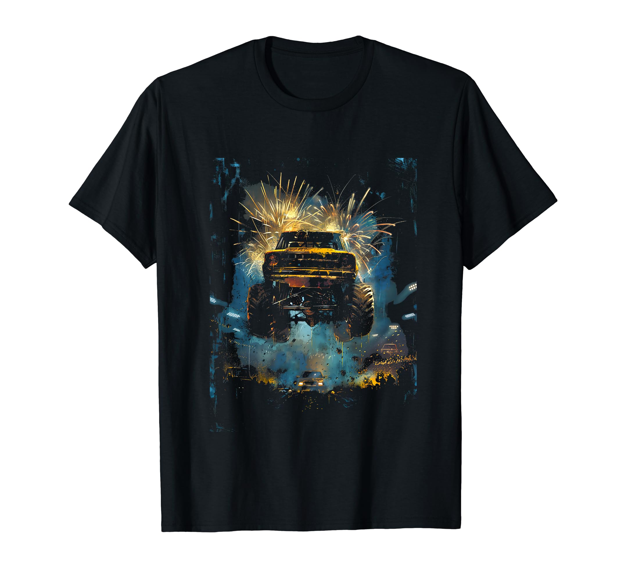 Monster Truck Action Car Show T-Shirt - Trendy Graphic Men Women - T-Shirt, Sweatshirt, Hoodie