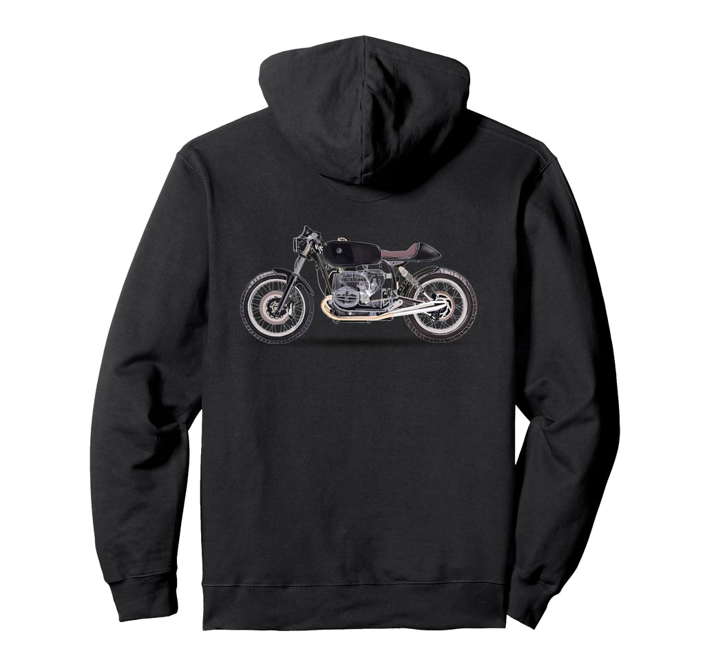Custom Cafe Racer Hoodie - Unique Graphic Unisex - T-Shirt, Sweatshirt, Hoodie