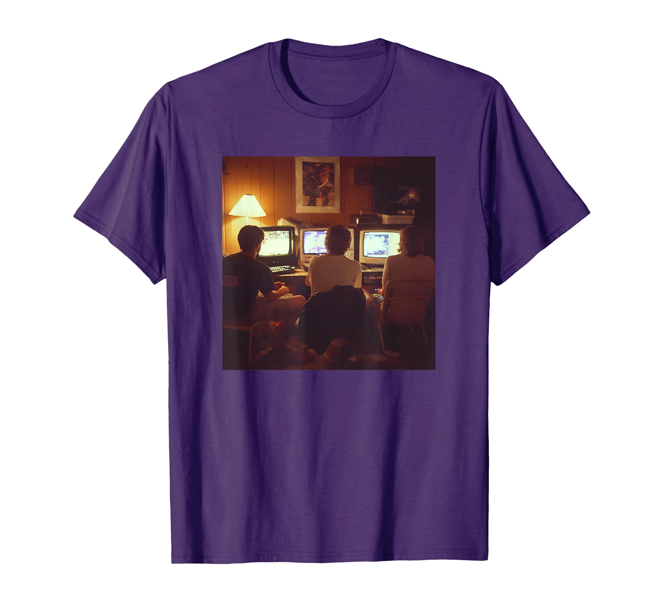 Pc Lan Party Gaming Nostalgia T-Shirt - Minimalist Print for Adults - T-Shirt, Sweatshirt, Hoodie