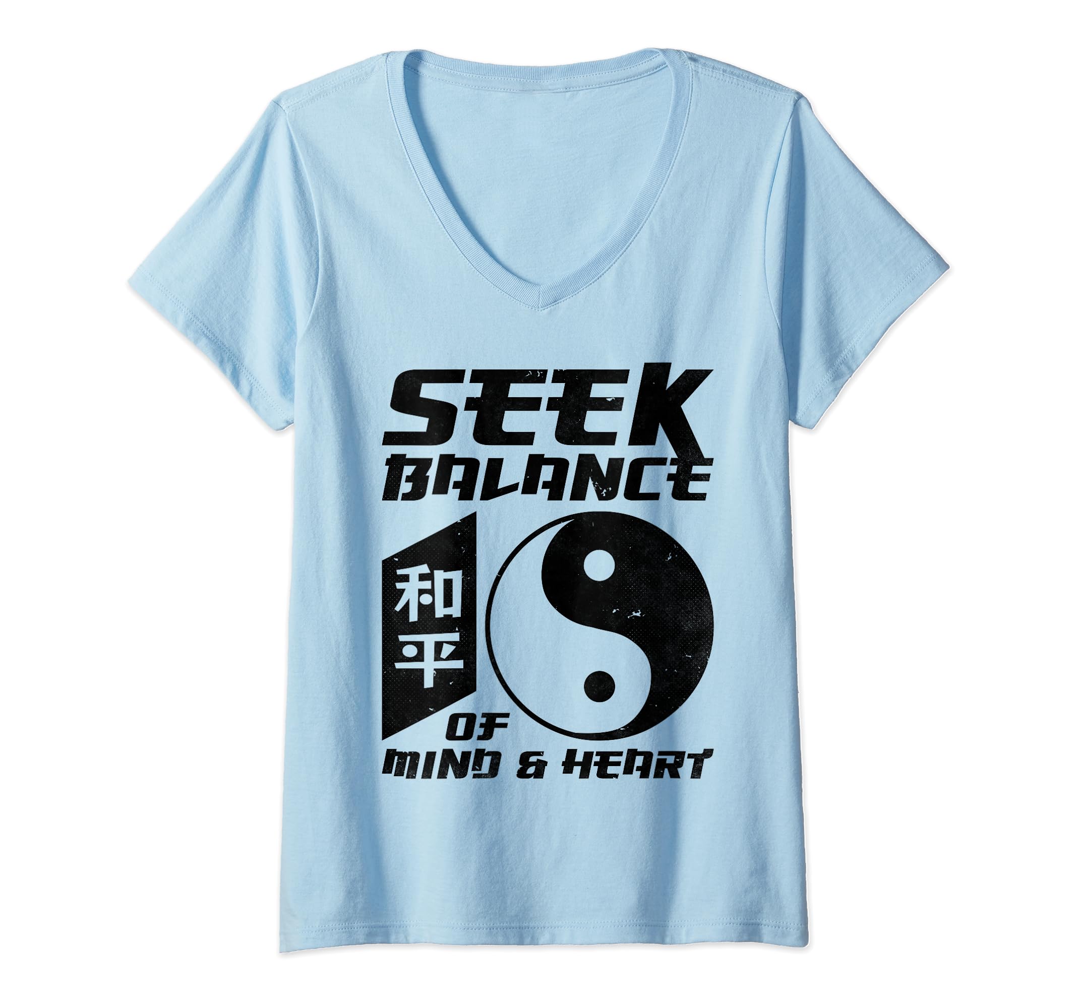 Womens Yin Yang Seek Balance Mind T-Shirt - Fun Novelty Design Men Women - T-Shirt, Sweatshirt, Hoodie