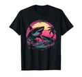 Shark Vaporwave Aesthetic Synthwave 80S T-Shirt - Streetwear Style Unisex - T-Shirt, Sweatshirt, Hoodie