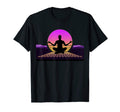 80S Yoga Pose Outrun Retrowave Synthwave T-Shirt - Minimalist Print Unisex - T-Shirt, Sweatshirt, Hoodie