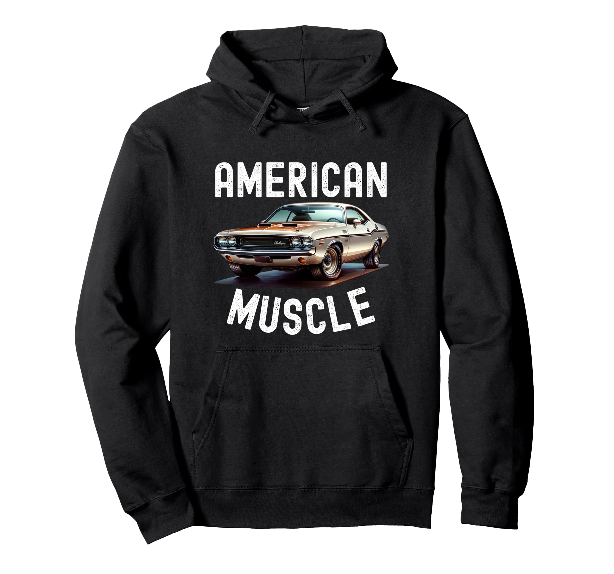 American Muscle Car Car Hoodie - Graphic Print for Adults - T-Shirt, Sweatshirt, Hoodie