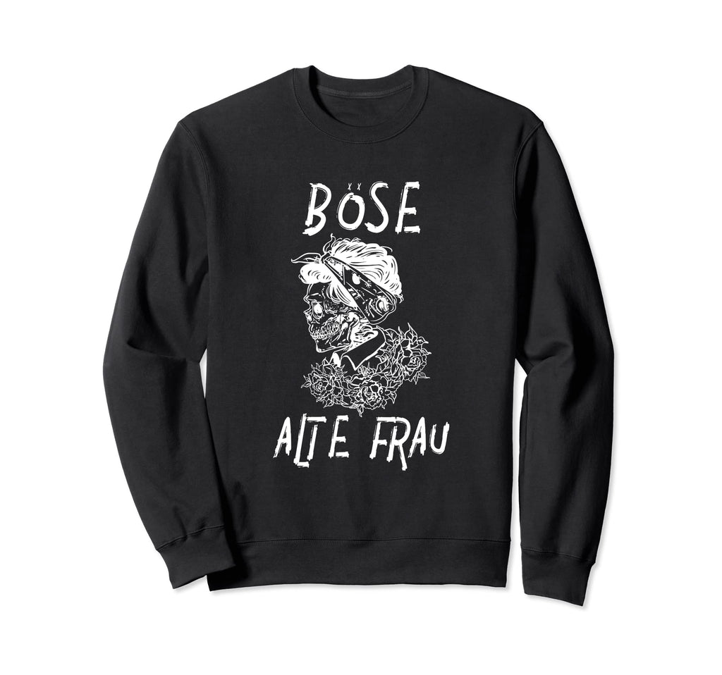 Evil Old Biker Bride Motorcycle Sweatshirt - Aesthetic Graphic for Adults - T-Shirt, Sweatshirt, Hoodie