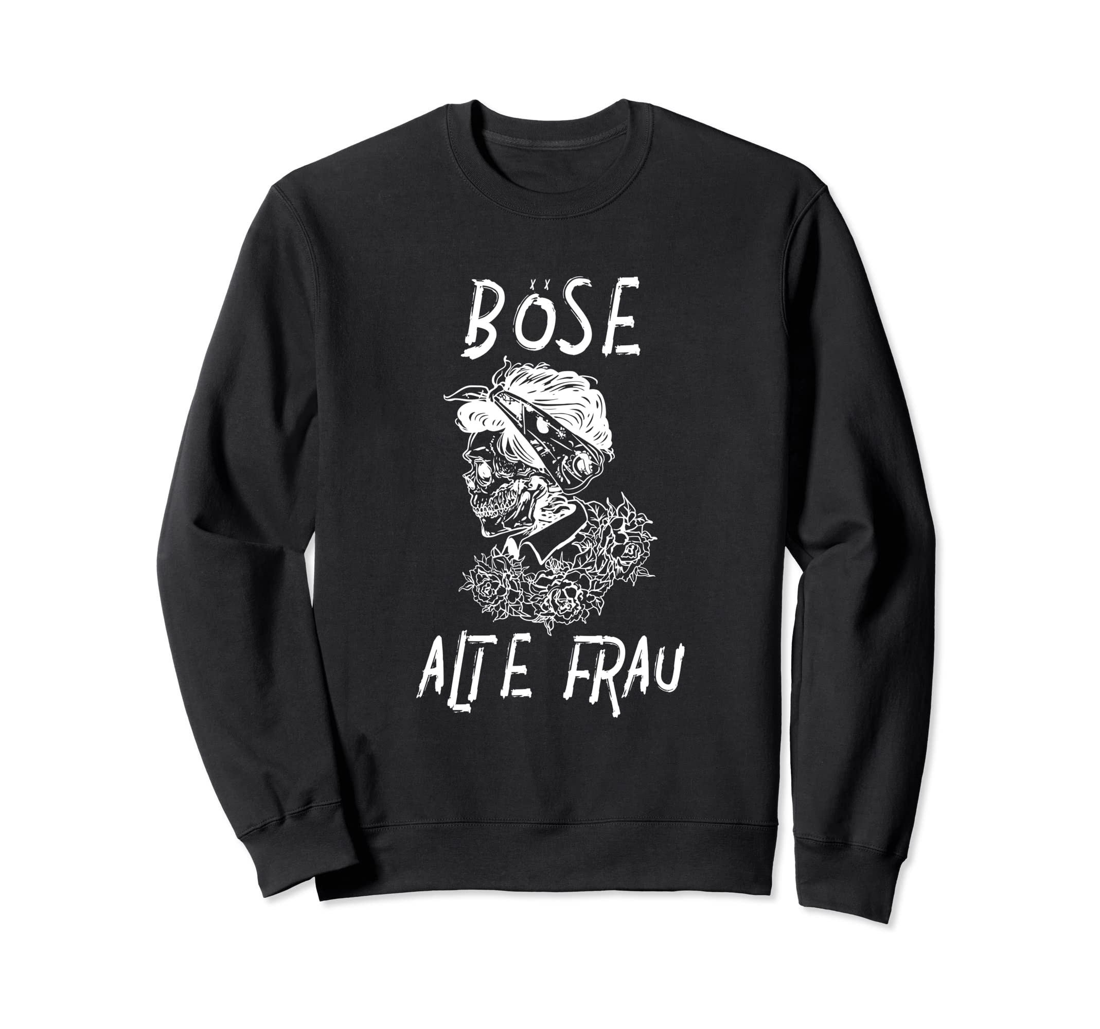 Evil Old Biker Bride Motorcycle Sweatshirt - Aesthetic Graphic for Adults - T-Shirt, Sweatshirt, Hoodie
