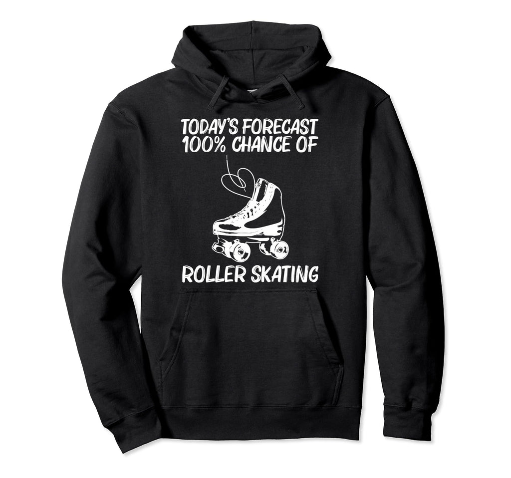 Roller Skating Disco Derby Skates Hoodie - Casual Everyday Wear Men Women - T-Shirt, Sweatshirt, Hoodie