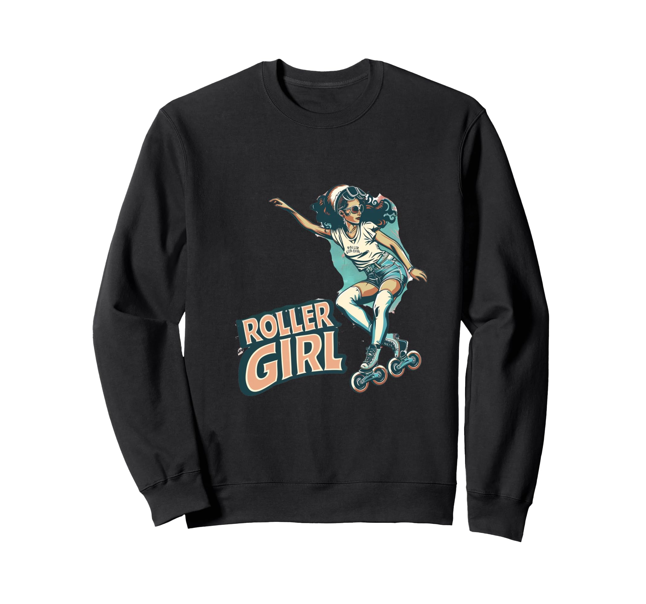 Funny Roller Skating Skate Sweatshirt - Novelty Apparel Men Women - T-Shirt, Sweatshirt, Hoodie