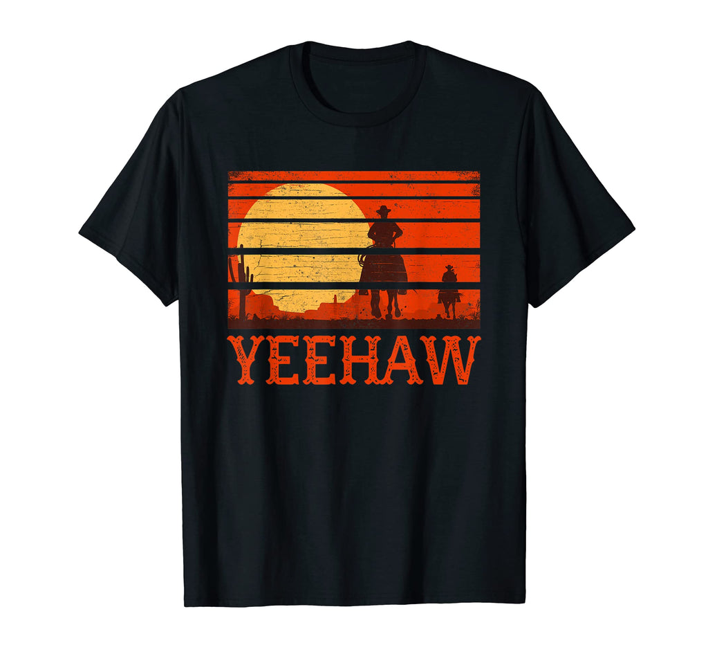 Yeehaw Cowboy Western Country Wear T-Shirt - Unique Graphic Men Women - T-Shirt, Sweatshirt, Hoodie
