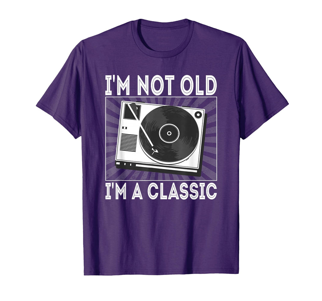 Im Not Old Im Vinyl Record Player T-Shirt - Aesthetic Graphic for Adults - T-Shirt, Sweatshirt, Hoodie
