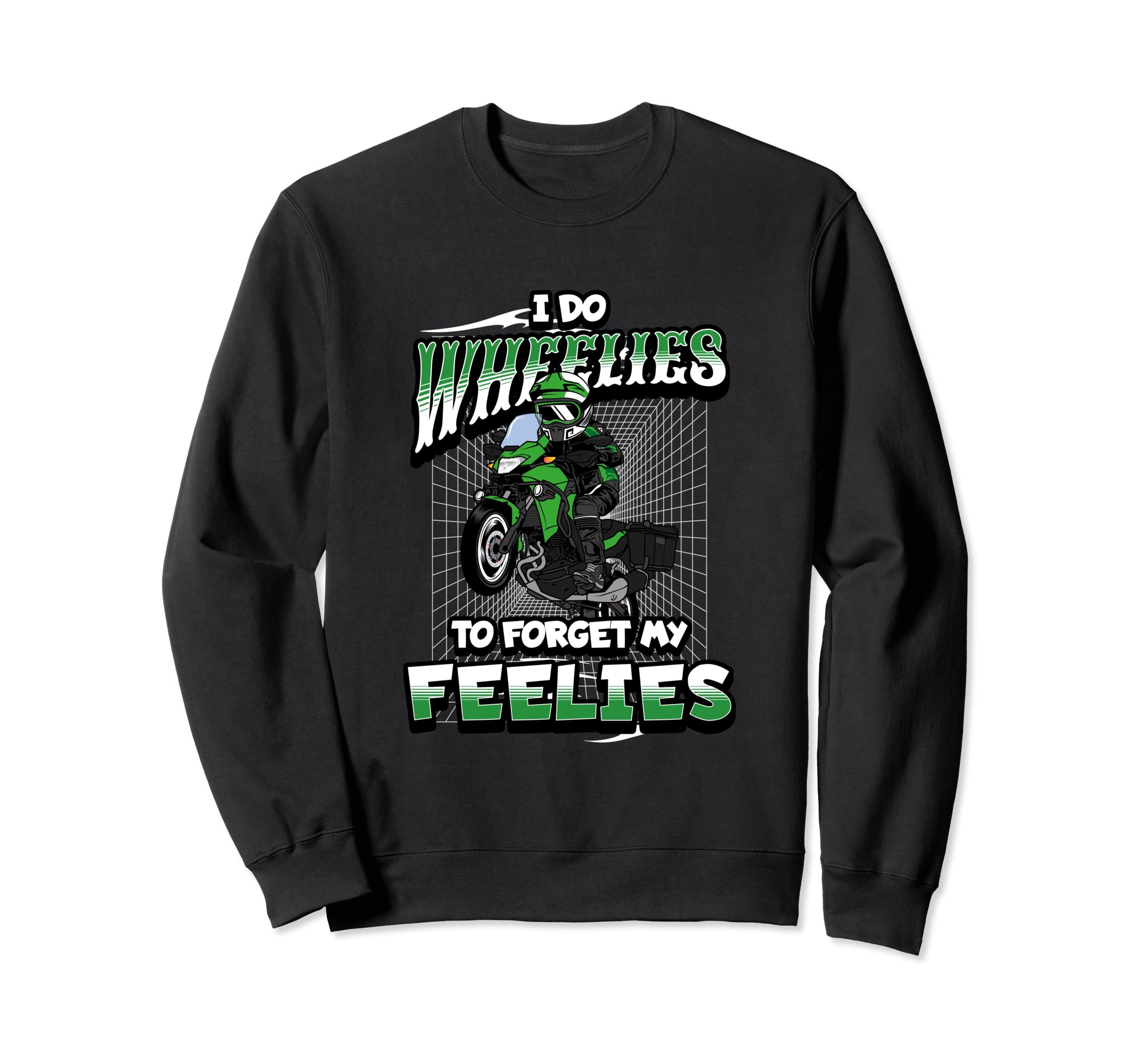 Biker Motorcycle Motorcycle Funny Sweatshirt - Trendy Graphic for Adults - T-Shirt, Sweatshirt, Hoodie