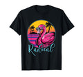 Radical Flamingo 80S Throwback T-Shirt - Novelty Apparel for Adults - T-Shirt, Sweatshirt, Hoodie