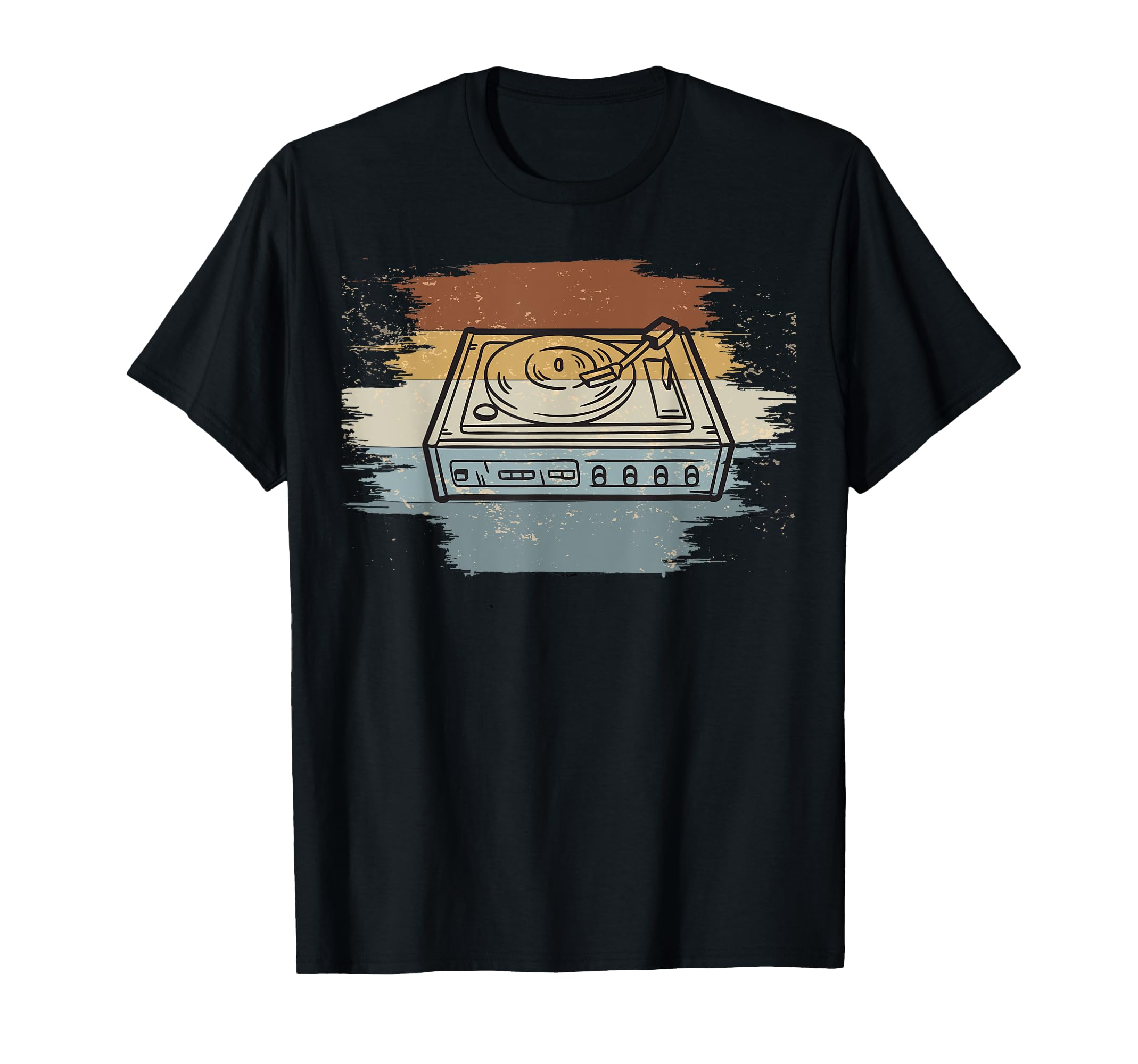 Record Player Djs Vinyl Record Music T-Shirt - Novelty Apparel Unisex - T-Shirt, Sweatshirt, Hoodie