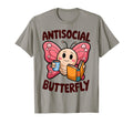 Groovy Anti Social Butterfly T-Shirt - Fun Novelty Design for Adults - T-Shirt, Sweatshirt, Hoodie