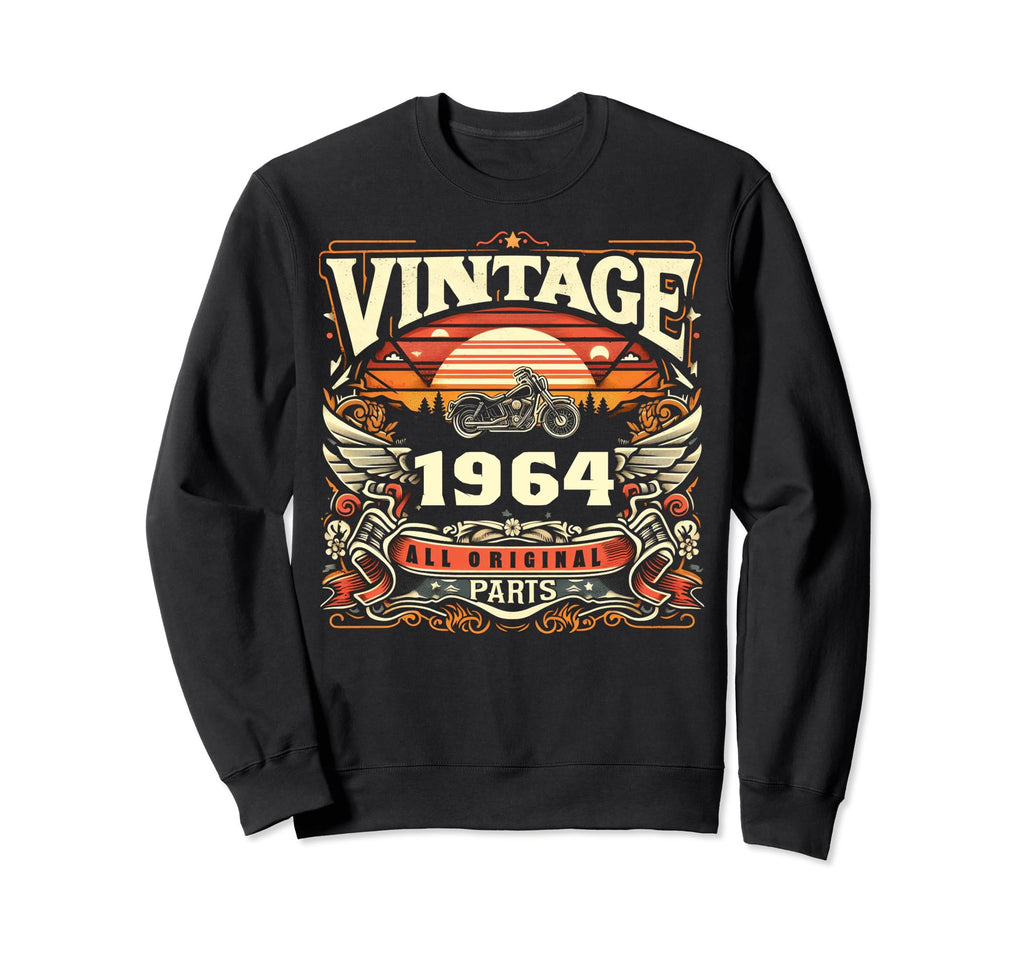 1964 Born 1964 60Th Birthday Sweatshirt - Novelty Apparel for Adults - T-Shirt, Sweatshirt, Hoodie