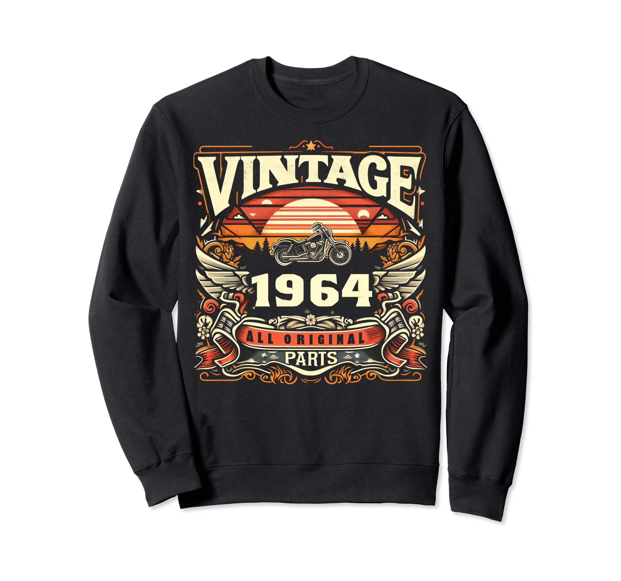 1964 Born 1964 60Th Birthday Sweatshirt - Novelty Apparel for Adults - T-Shirt, Sweatshirt, Hoodie