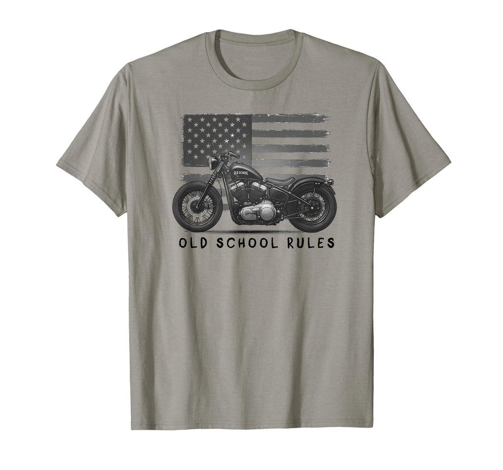 Old School Stars And Stripes Sweatshirt - Casual Everyday Wear Men Women - T-Shirt, Sweatshirt, Hoodie
