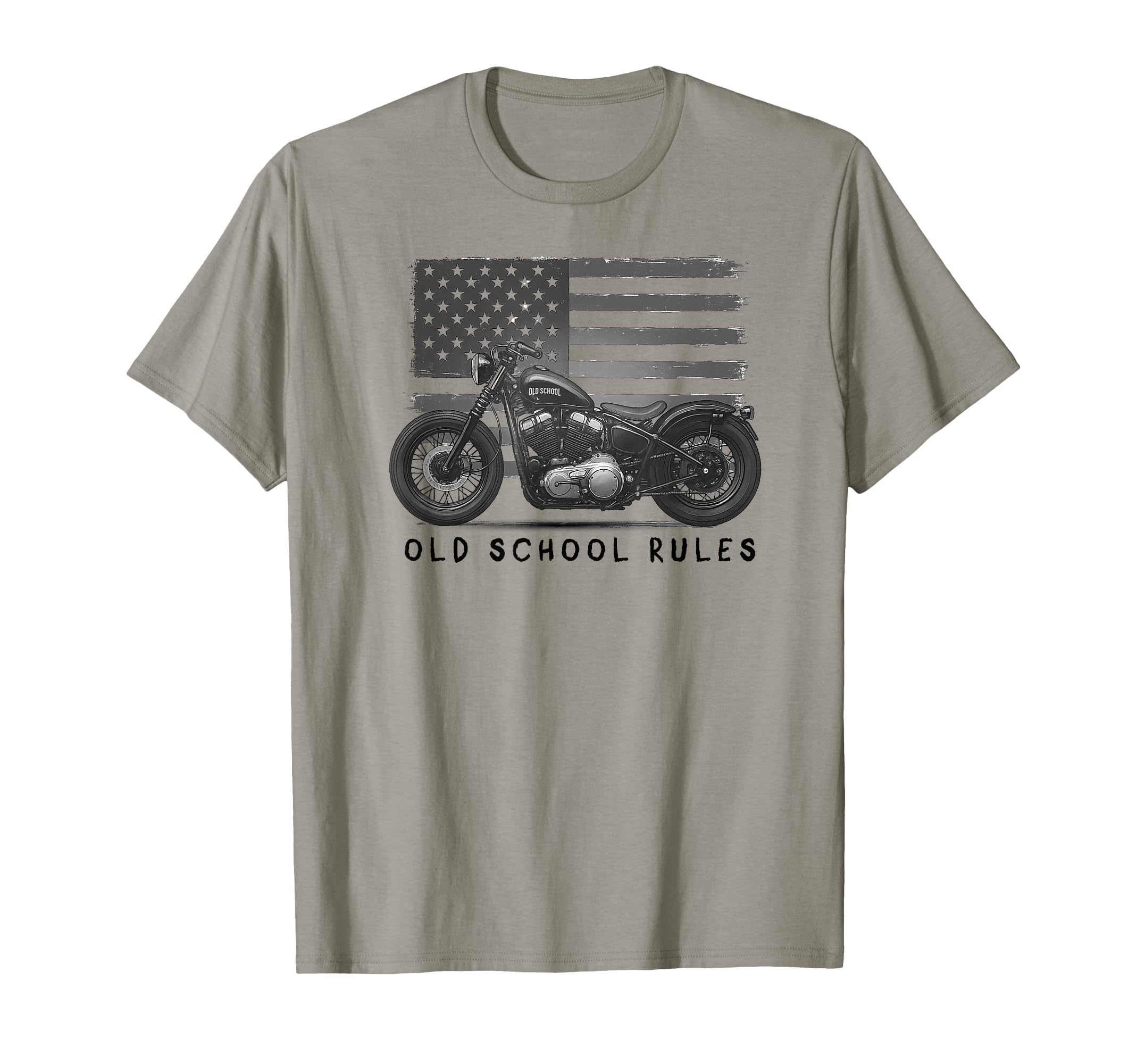 Old School Stars And Stripes Sweatshirt - Casual Everyday Wear Men Women - T-Shirt, Sweatshirt, Hoodie