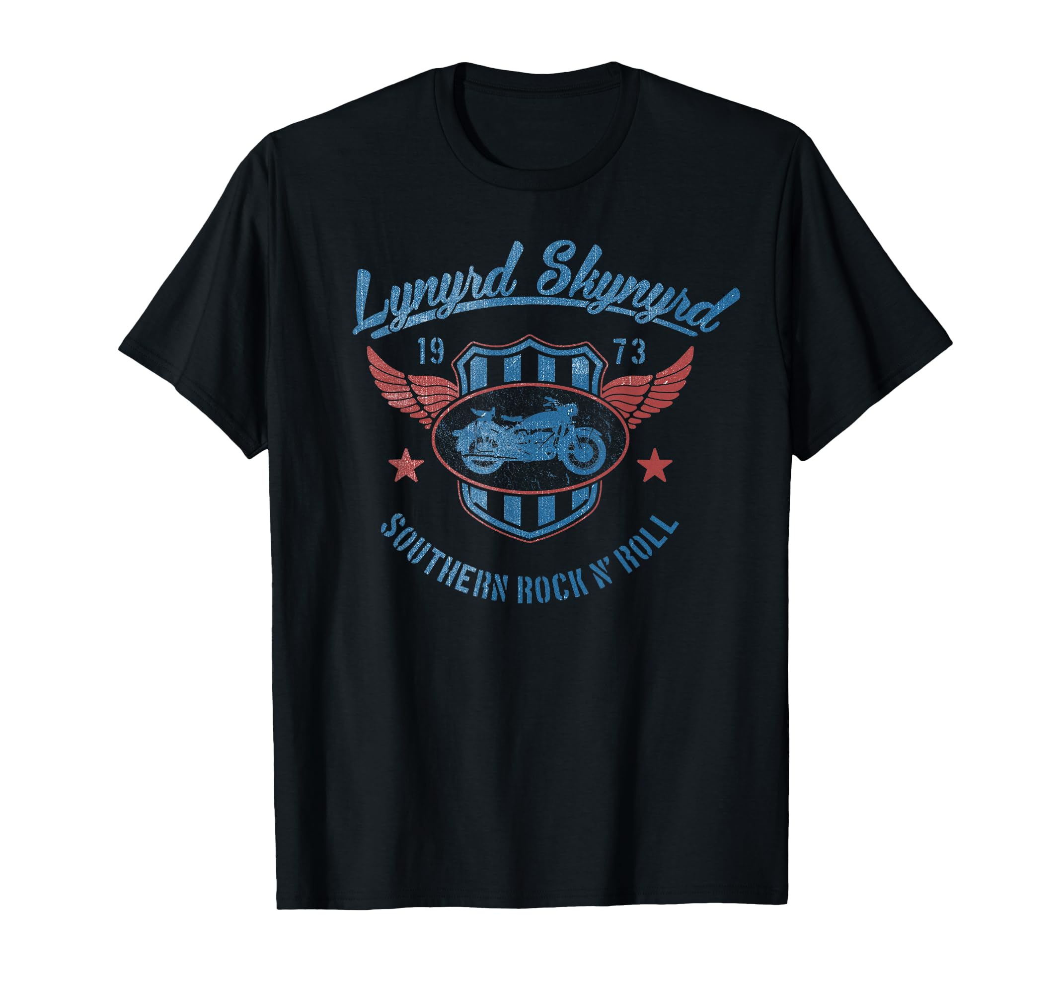 Lynyrd Skynyrd Motorcycle Crest 1970S T-Shirt - Fun Novelty Design Unisex - T-Shirt, Sweatshirt, Hoodie