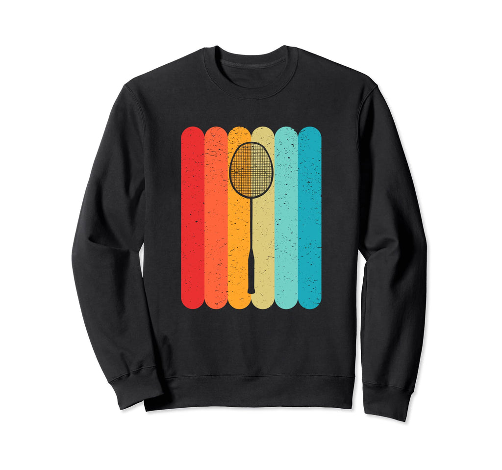 Badminton Racket Silhouette Sweatshirt - Casual Everyday Wear for Adults - T-Shirt, Sweatshirt, Hoodie