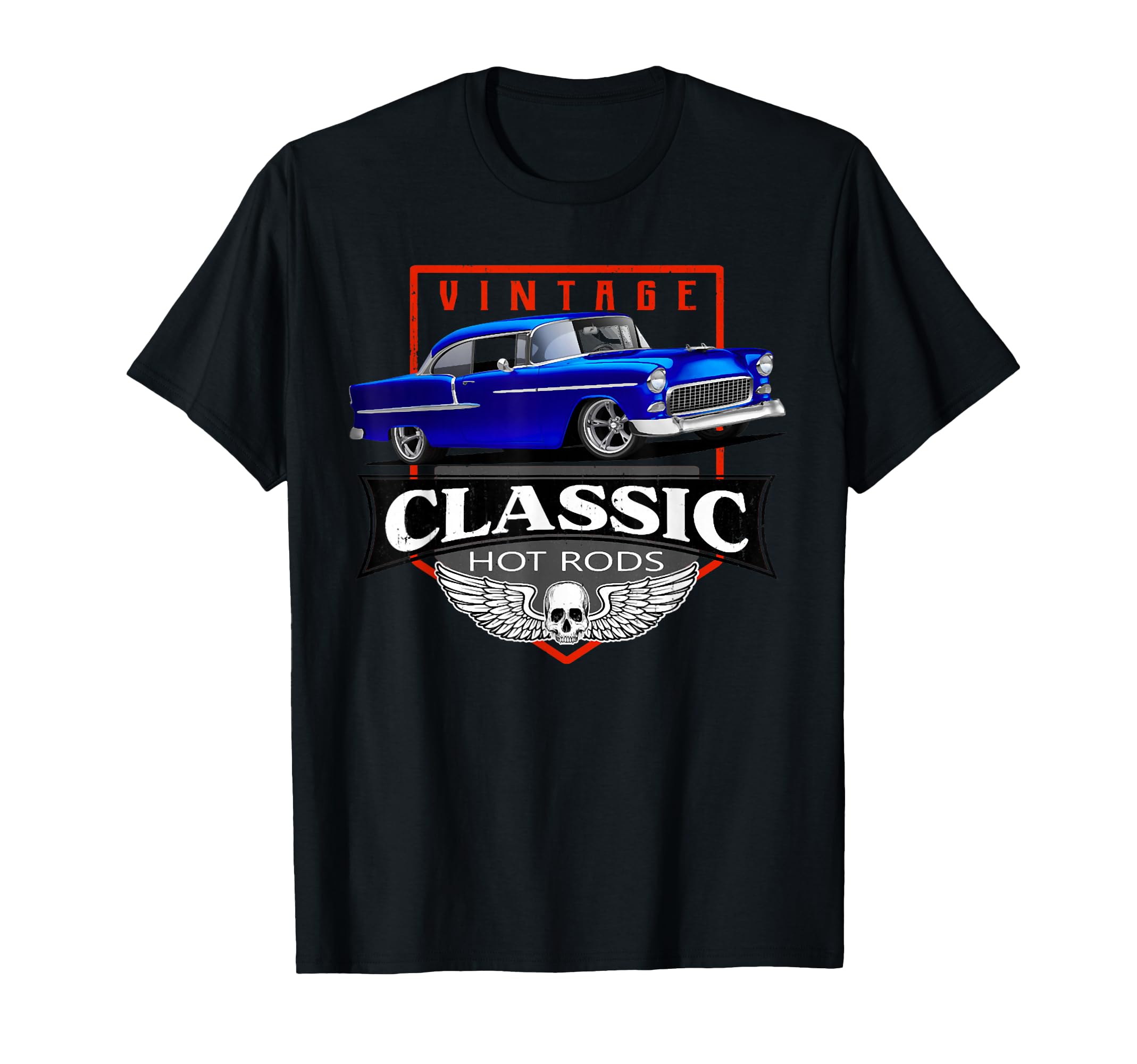 1955 55 56 57 Bel Air Silhouette Old Hot T-Shirt - Trendy Graphic Unisex - T-Shirt, Sweatshirt, Hoodie